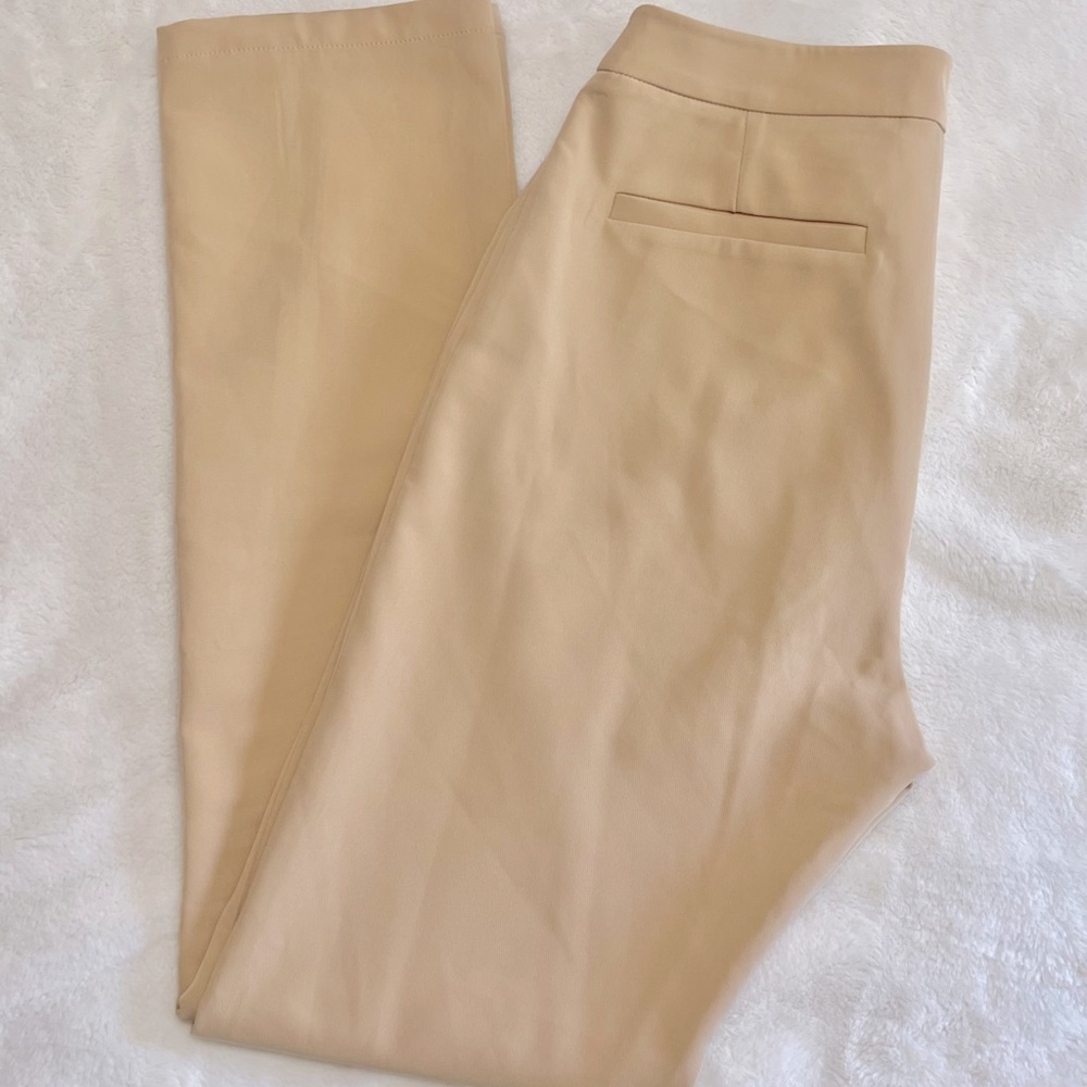 NA-KD Beige Tailored Pants Small